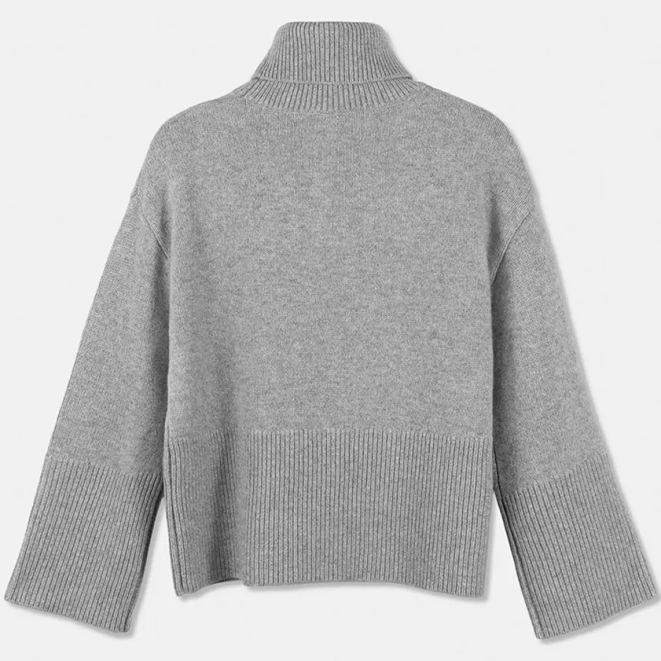 Pierre Robert Oversized Høyhalset Strikkegenser