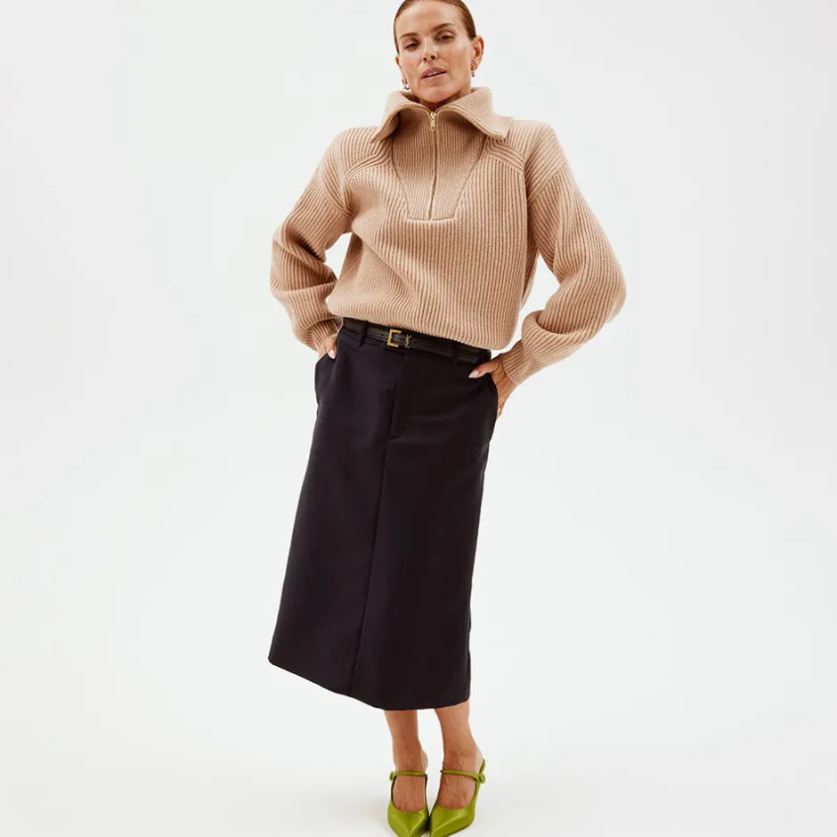 Pierre Robert Turtleneck Zip Janka Polliani X