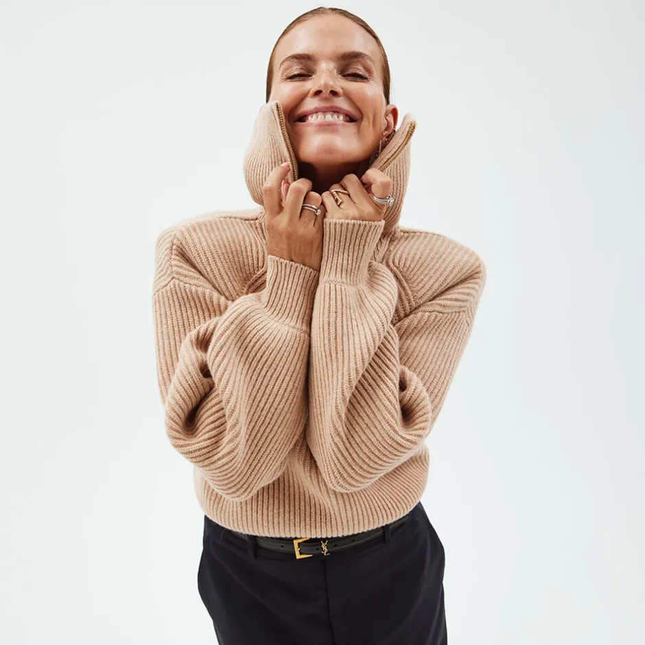 Pierre Robert Turtleneck Zip Janka Polliani X
