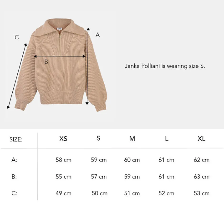 Pierre Robert Turtleneck Zip Janka Polliani X